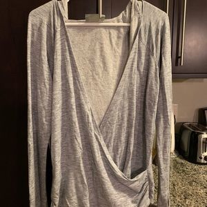 Hooded Athleta Wrap Top